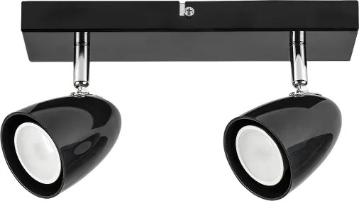 Rabalux 73017 - Faretto PERICO 2xGU10/5W/230V nero