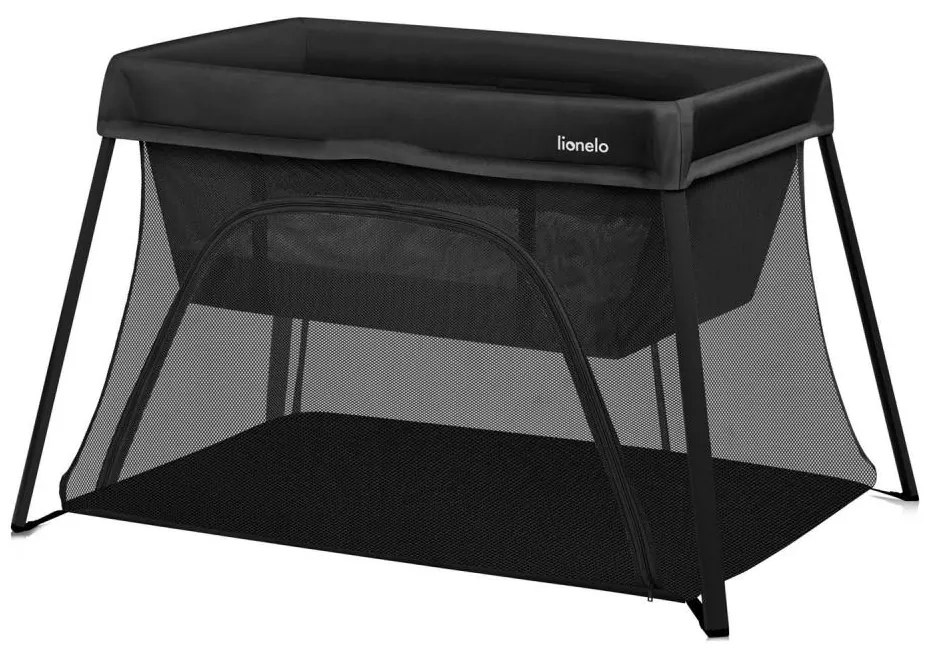 Lionelo - Lettino da viaggio 3 in 1 ALICE Nero