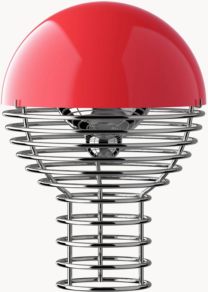 Lampada da tavolo piccola portatile a LED con luce regolabile Wire, Design Verner Panton