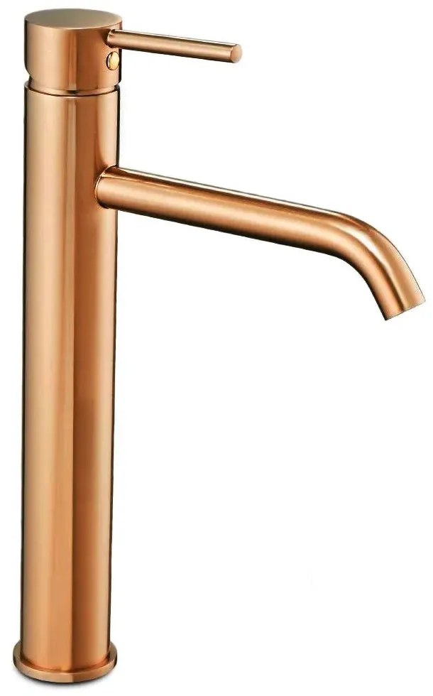 Rubinetto da lavabo Rea Lungo Copper High