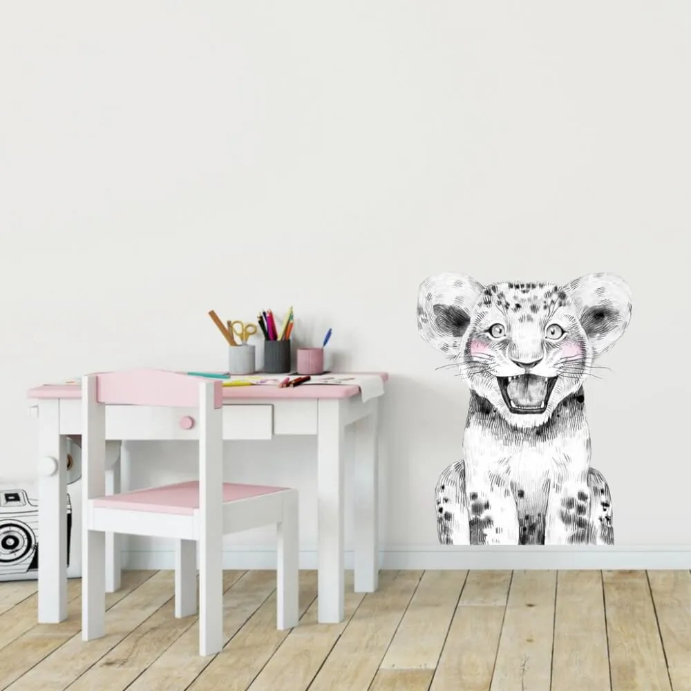 Adesivo - Animale grande in bianco e nero | Inspio