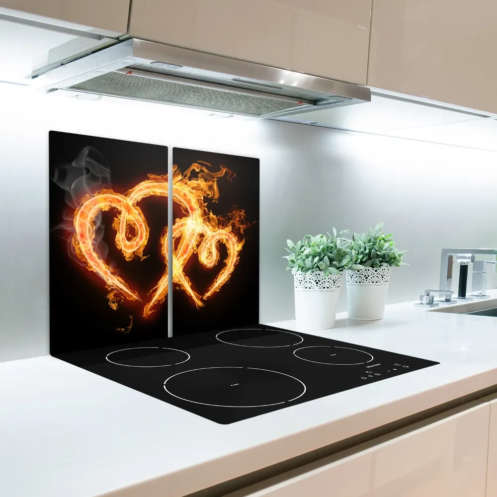 Tagliere in Vetro 40x30cm: Salva Piano di Lavoro Effetto Marmo Nero per Cucine - Salva Piano di