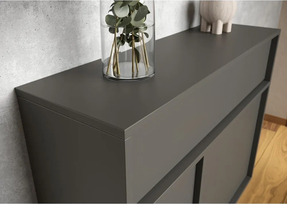 Armadietto color antracite 83x63x25 cm Ameca 2.0 – Germania