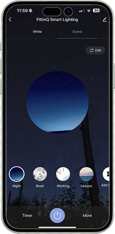 Lampada da parete intelligente nera 24 cm incl. 2 Wifi G9 - Otan