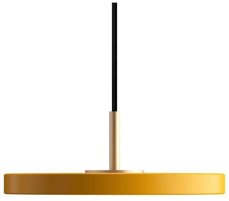 Lampada a sospensione LED gialla con paralume in metallo ø 15 cm Asteria Micro - UMAGE