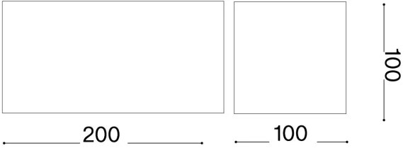 Ideal Lux - Applique a LED da esterno ATOM LED/25W/230V IP54 marrone