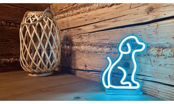 2Kids Toys - Decorazione da tavolo LED effetto neon LED/5W/USB - Cane
