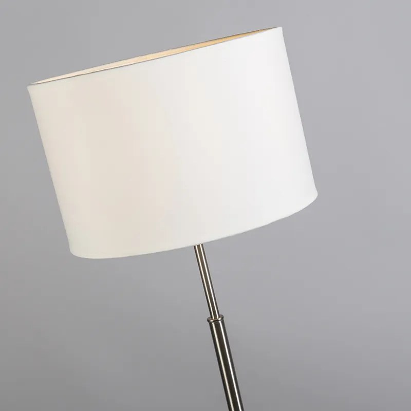 Lampada da terra moderna bianca rotonda - VT 1