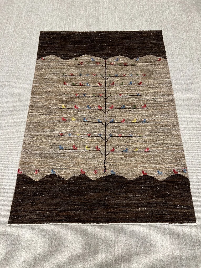 Gabbeh Tappeto persiano 240 x 170 Marrone (Iran) Annodato A Mano
