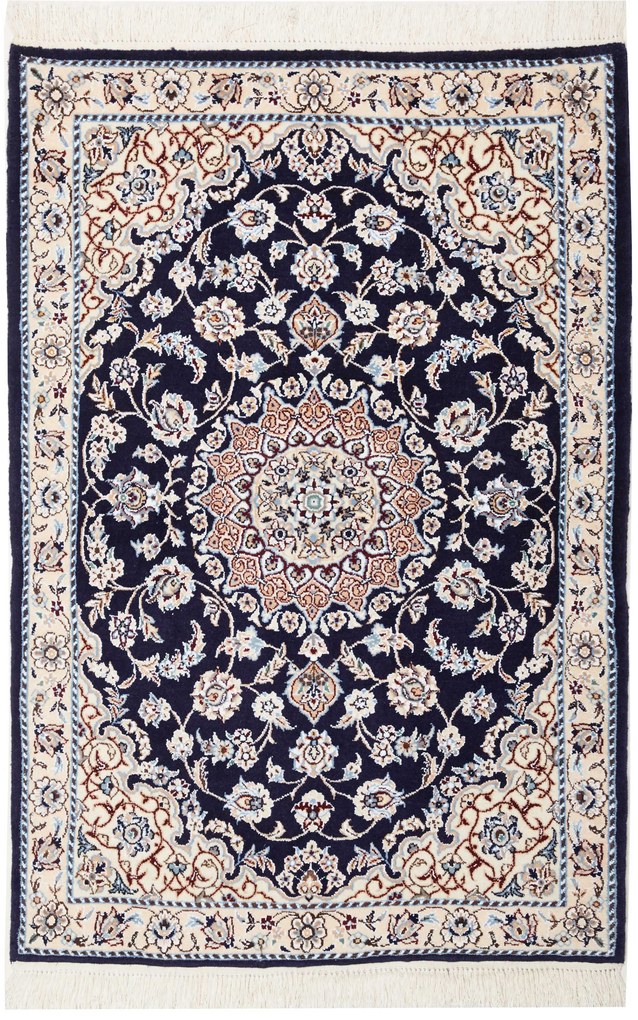Nain Tappeto 80x120 (Iran) Annodato A Mano
