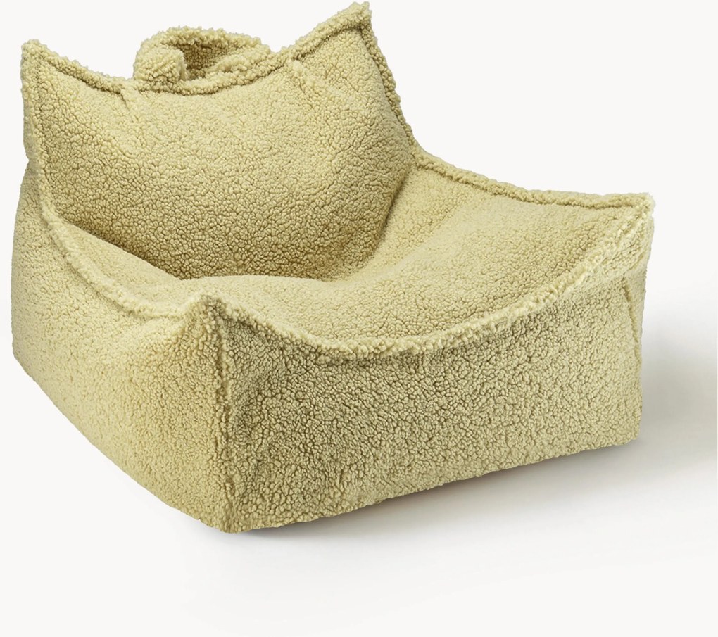 Pouf a sacco per bambini in teddy Sugar