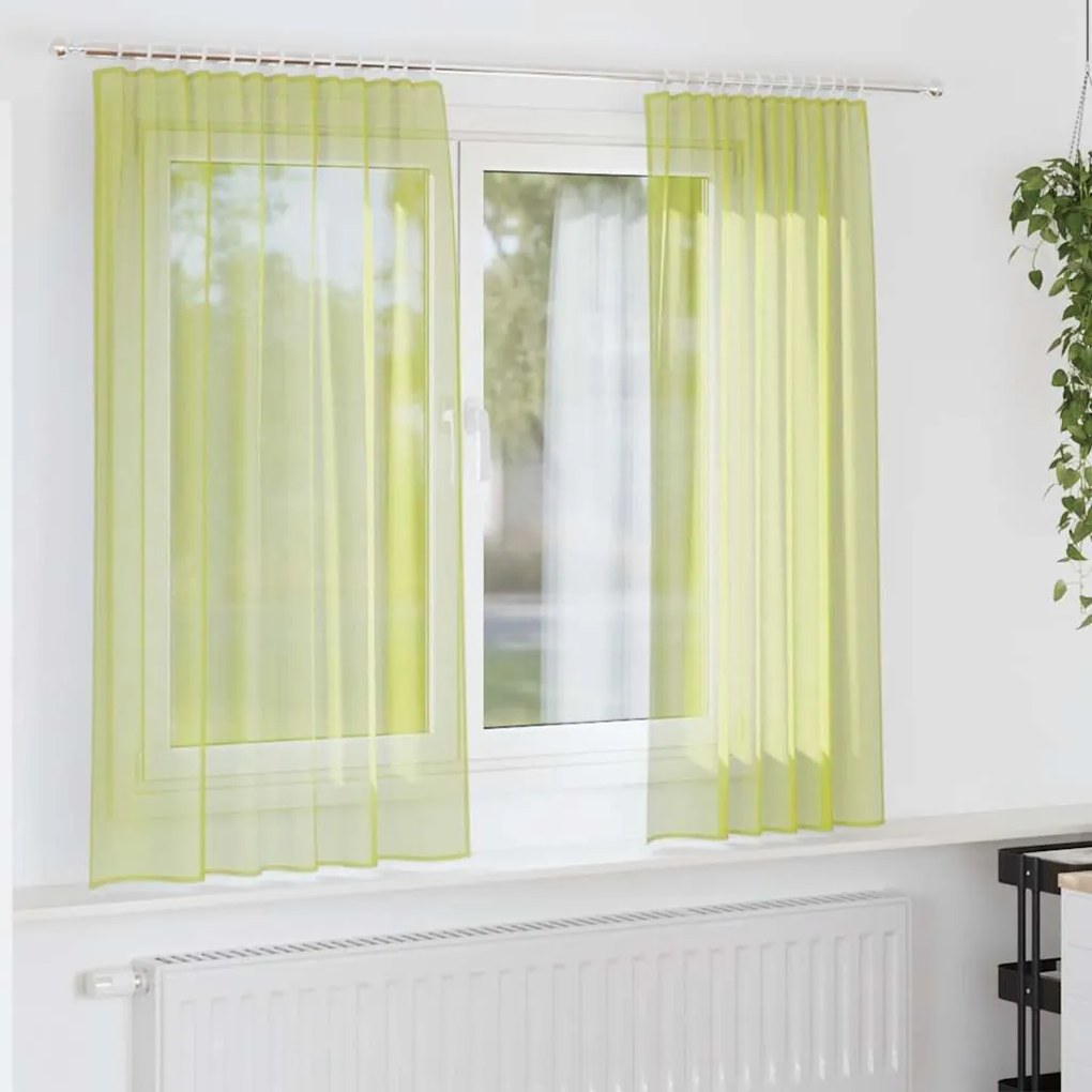 Tende İn Voile Con Linguetta 2 Pz Verde Mela /