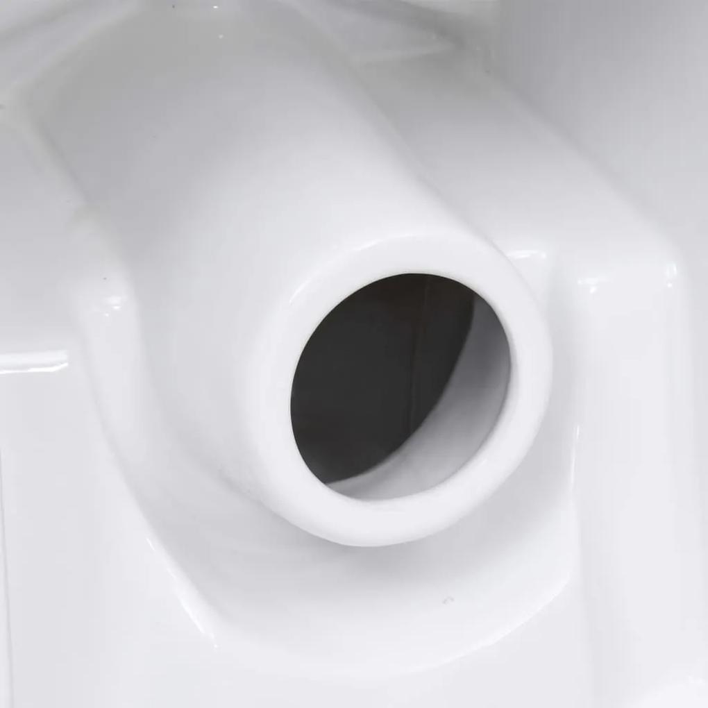 Vaso WC in Ceramica con Scarico Dietro Bianco