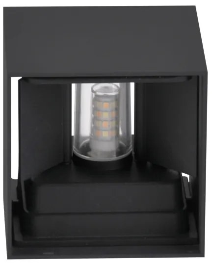 Applique da esterno KIOTO 1xG9/5W/230V IP44 nero