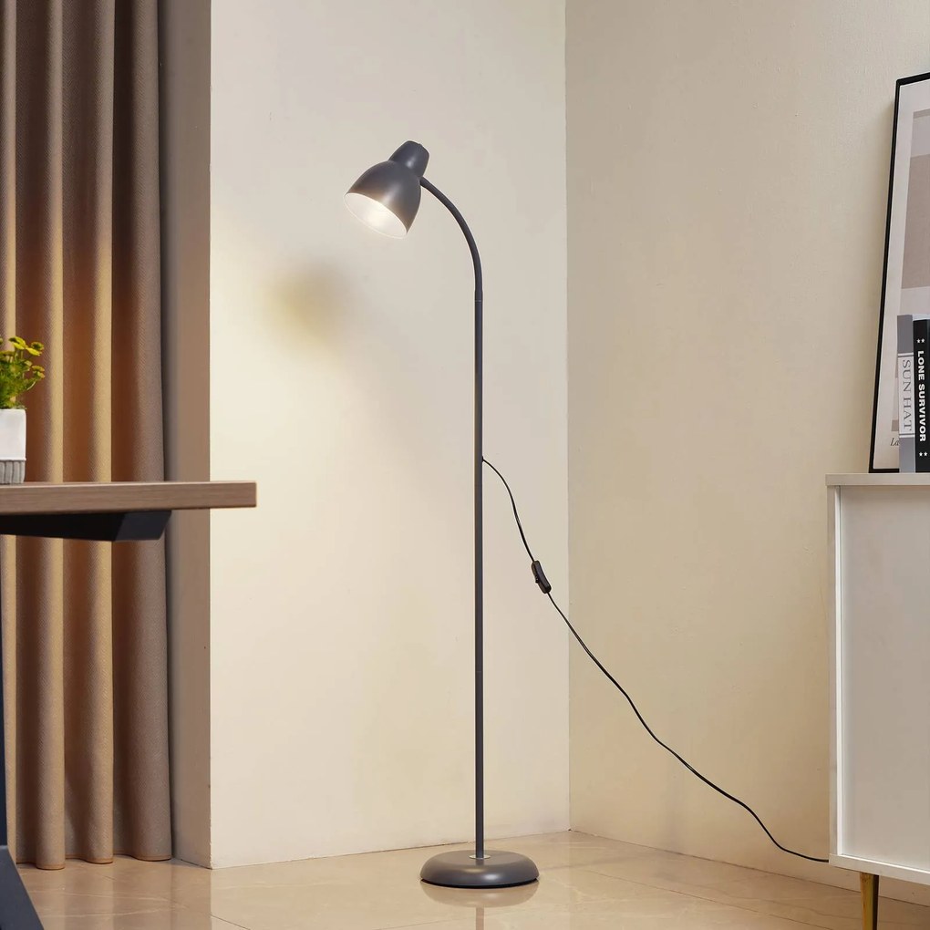 Lindby piantana Tebbi, blu, metallo, altezza 150 cm