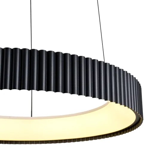 Brilagi - Lampadario LED dimmerabile a cavo FALCON MODERN LED/30W/230V 40 cm nero + telecomando