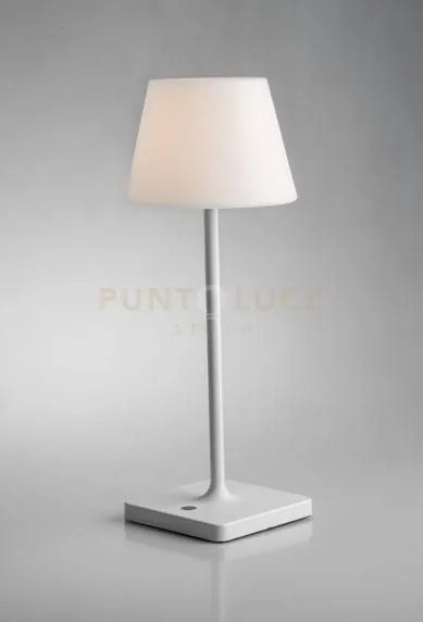 Lampada da tavolo ricaricabile led jammin bianca 2,2w 60lm 3000k di...