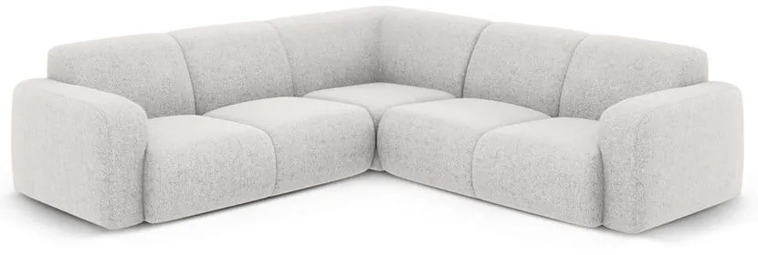 Divano angolare grigio chiaro (angolo variabile/ad L) Molino - Micadoni Home