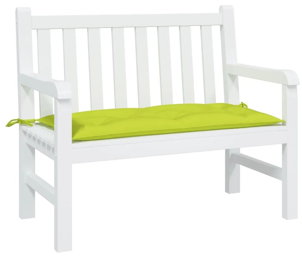 Cuscino Per Panca Verde Brillante 100x50x7 Cm İn Tessuto Oxford /