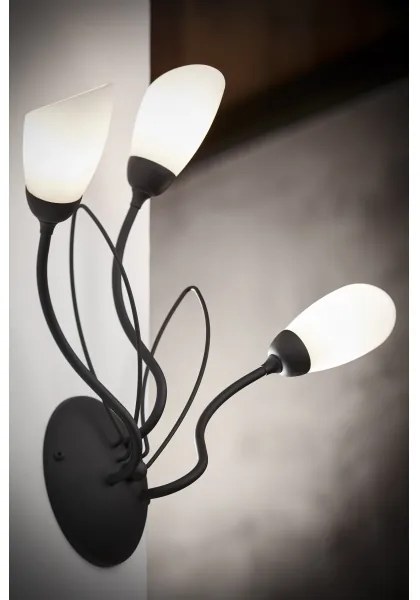 Jupiter 2059 - Lampada da parete GLORIOSA 3xG9/14W/230V nera