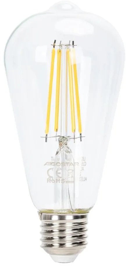 Lampadina LED dimmerabile FILAMENT ST64 E27/6W/230V 2700K - Aigostar
