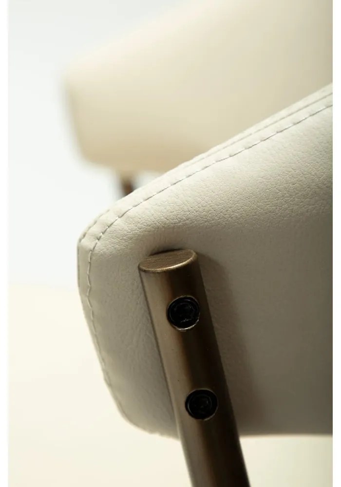 Sedia da pranzo avorio in similpelle Zone – DAN-FORM Denmark