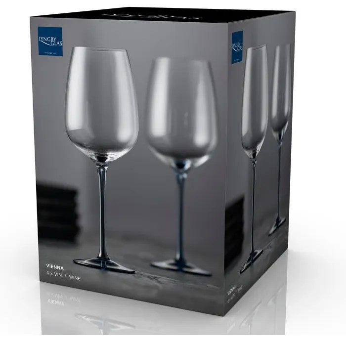 Set di bicchieri da vino 500 ml 4 pz Vienna – Lyngby Glas