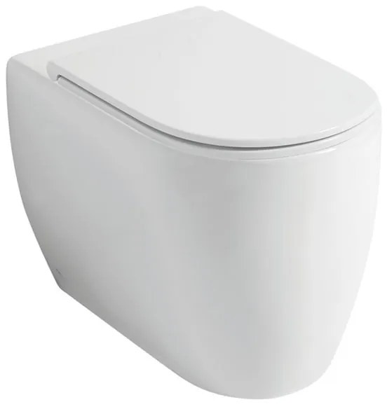 Vaso WC filomuro vogue, sedile escluso P 51 x L 37 x H 41 cm bianco lucido