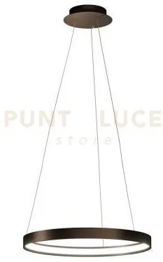 Anello lampadario a sospensione bronzo spazzolato diam.55cm 3000k 2...