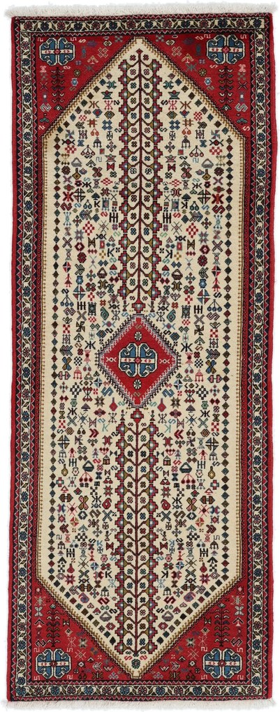 Abadeh Tappeto 200x80 (Iran) Annodato A Mano