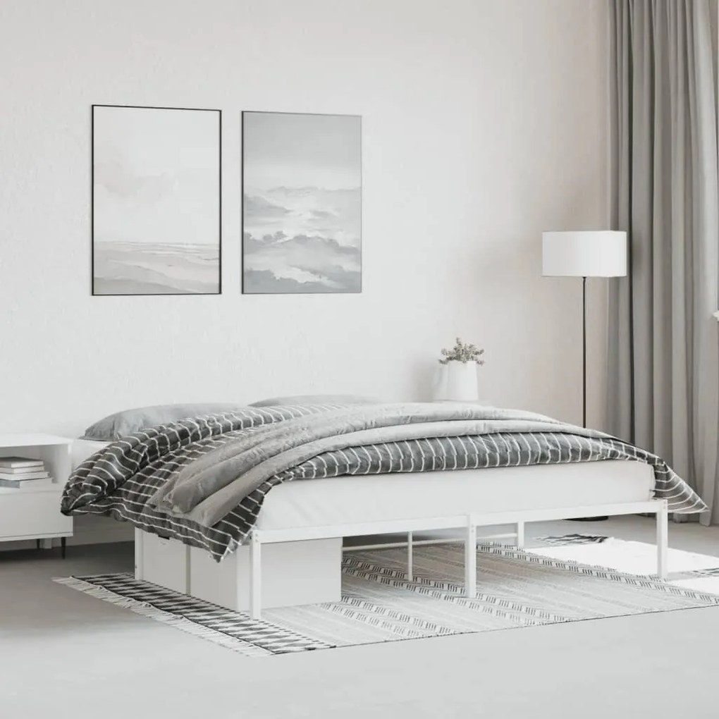 Giroletto Metallo Bianco 180x200 Cm /