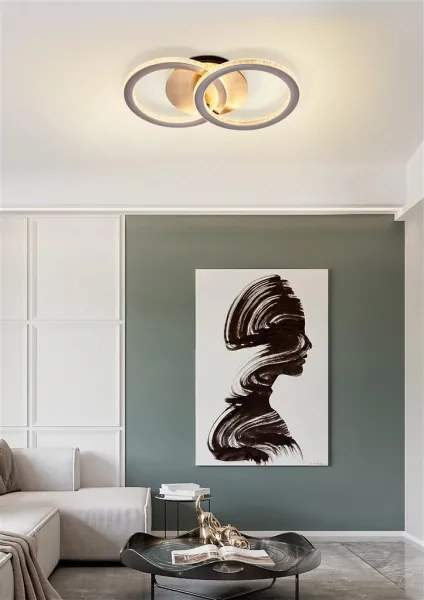 Searchlight 37122CP-LED Plafoniera dimmerabile SPECIFICHE LED/24W/230V 3000K 25x42,5 cm