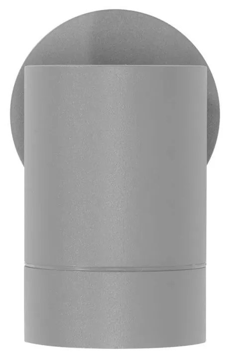 Applique Cilindrica Monodirezionale IP65 GU10 Grigio Colore Grigio