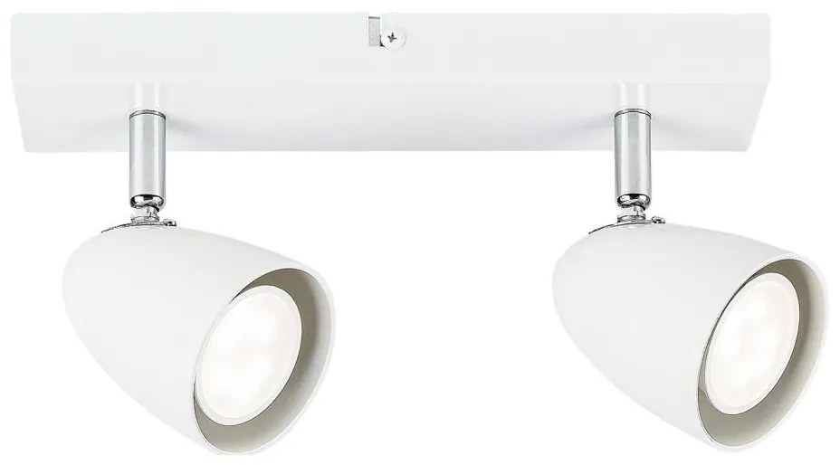 Rabalux 73018 - Faretto PERICO 2xGU10/5W/230V bianco
