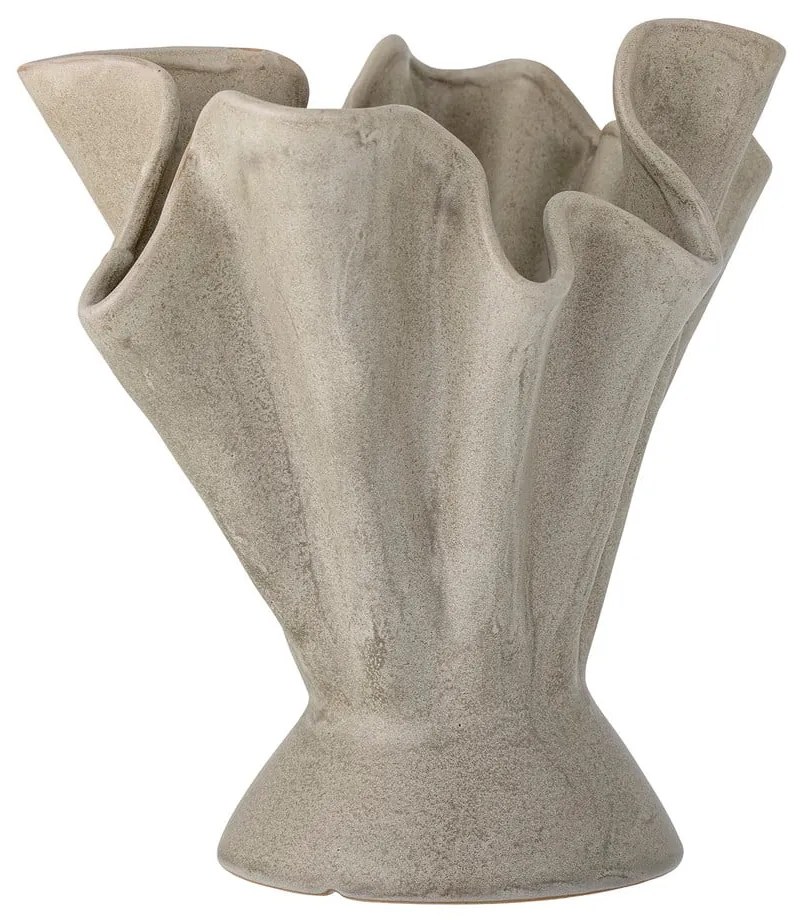 Vaso beige in gres fatto a mano Plier - Bloomingville