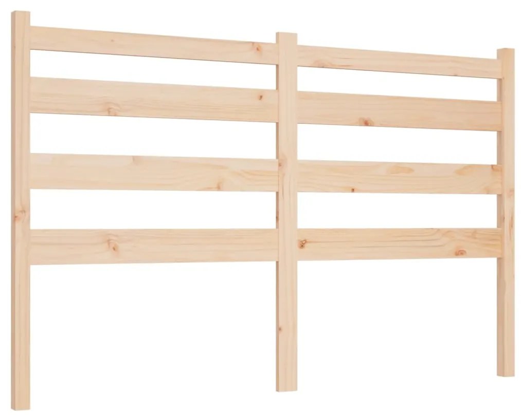 Testiera per letto 206x4x100 cm in legno massello di pino