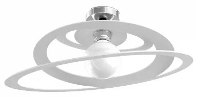 Bungee plafoniera d.50 cm. 1 luce bianco 1197-pl50-bi