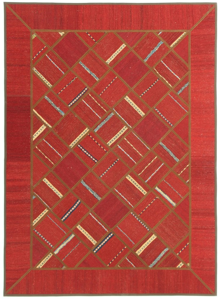 Kilim Tappeto 150x200 (Iran) Tessuto A Mano