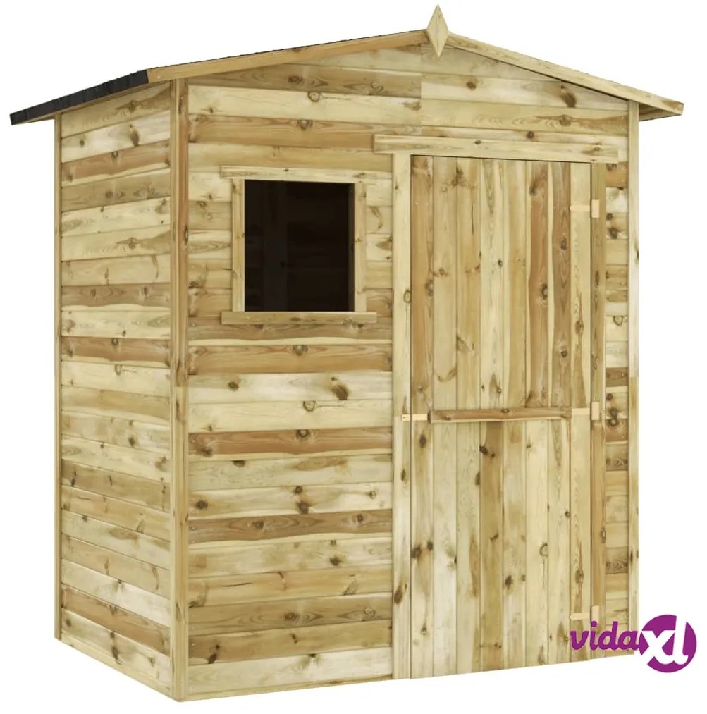 vidaXL Casetta da Giardino 1,5x2 m in Legno di Pino Impregnato
