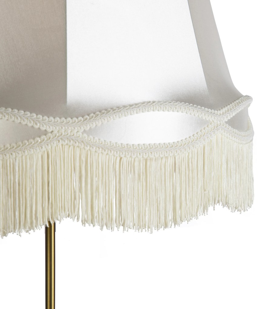 Lampada da terra in bronzo con paralume Granny crema 45 cm regolabile - Parte