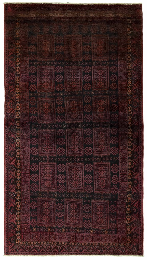 Tappeto persiano 150x270 Nero (Iran) Annodato A Mano