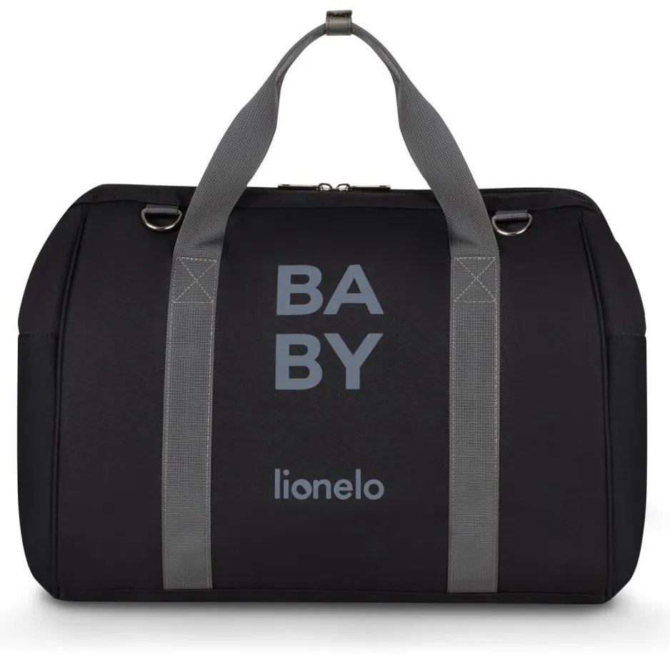 Lionelo - Borsa fasciatoio per passeggino IDA Nero Onice