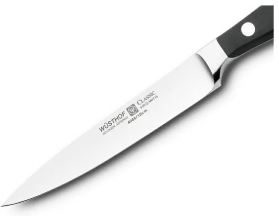 Wüsthof CLASSIC coltello da cucina per lardellare 12 cm nero