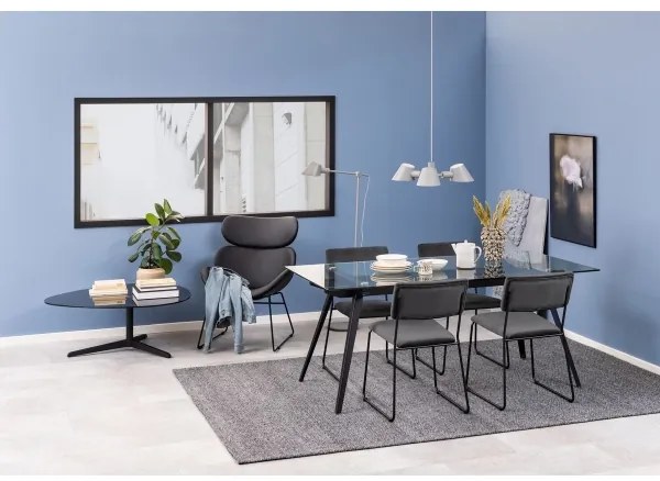 Sedia da pranzo COLE 1 pz grigio scuro