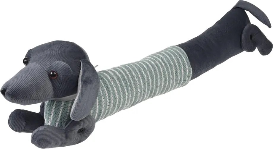 Paraspifferi per porta verde/grigio 17x76 cm Sausage Dog – Rex London