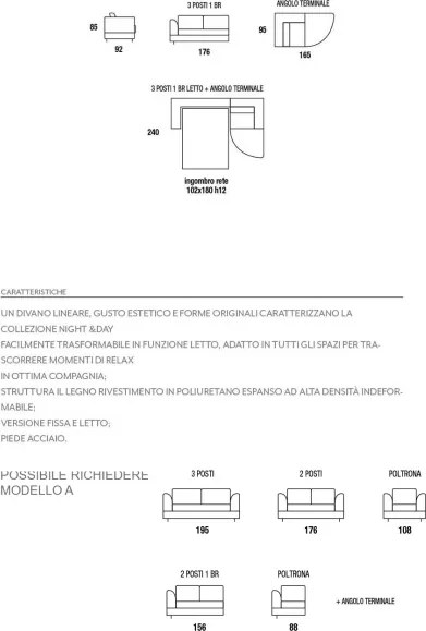 Divano Letto Angolare 271x165 cm tessuto antimacchia - Linz Beige