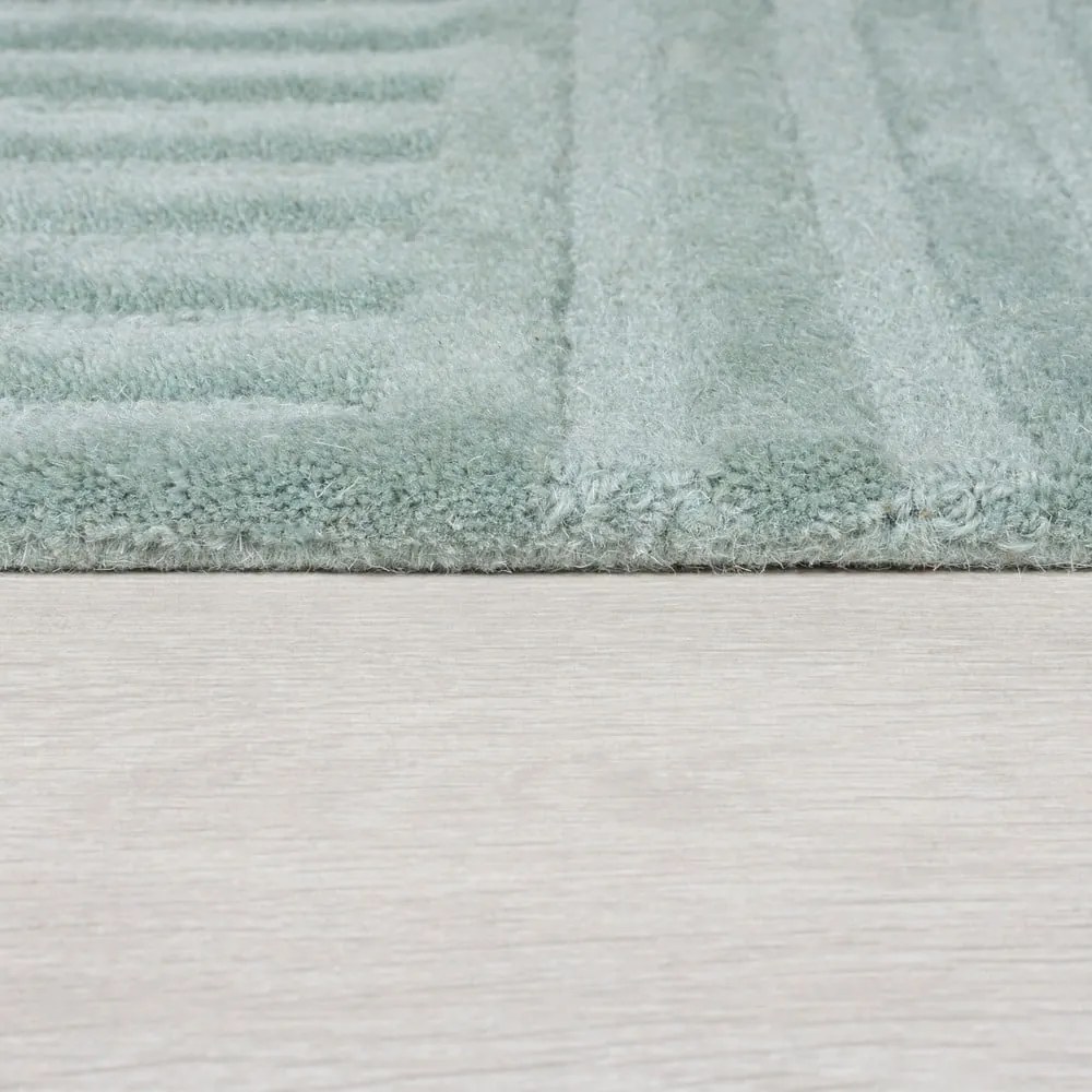 Tappeto in lana turchese 120x170 cm Zen Garden - Flair Rugs