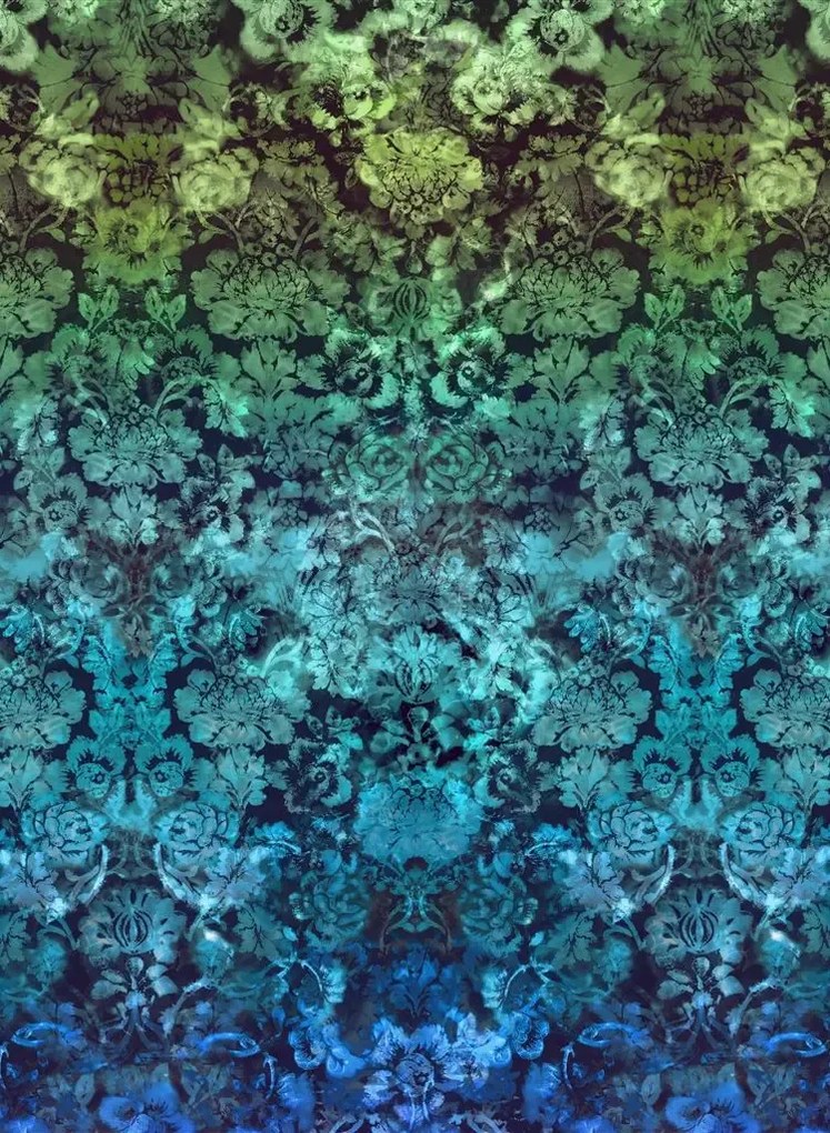 Designers Guild Wandbild Tarbana Damask - Midnight