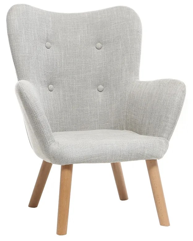 Poltrona bambino design grigio ghiaccio BABY BRISTOL