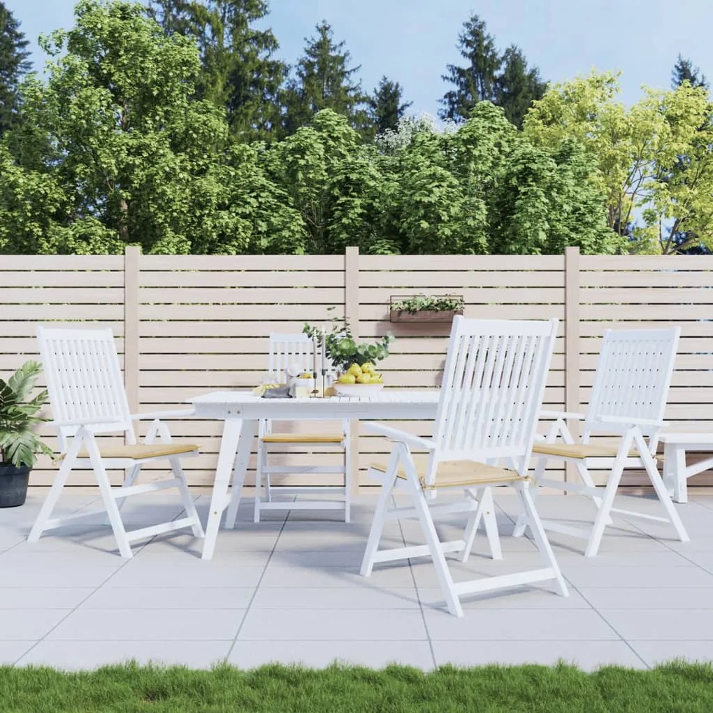 Cuscini Per Sedia 2 Pz Beige 50x50x3 Cm İn Tessuto Oxfor4 /